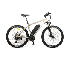 Електровелосипед Forte Galaxy 18"/27", 350 Вт, сіро-жовтий